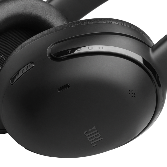 JBL Tour One M3 Smart Tx - Black - Wireless over-ear Noise Cancelling headphones with JBL Smart Tx - Detailshot 3